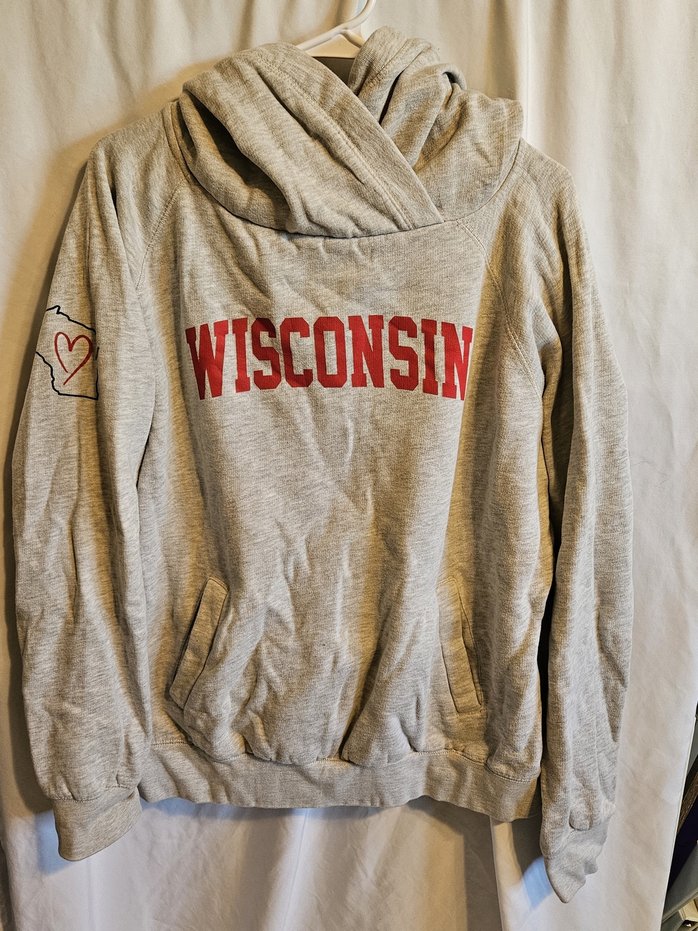 Women's Wisconsin Hooded Sweatshirt SZ. XL